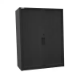 Picture of STEELCO TAMBOUR DOOR CABINET 3 SHELVES 1320H X 1200W X 463D MM BLACK SATIN