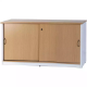 Picture of OXLEY CREDENZA 1200 X 450 X 730MM OAK/WHITE