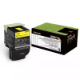 Picture of LEXMARK 80C8HY0 808HY TONER CARTRIDGE HIGH YIELD YELLOW