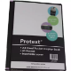 Picture of PROTEXT DISPLAY BOOK NON-REFILLABLE INSERT COVER 40 POCKET A4 BLACK