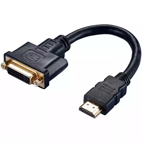 Picture of COMSOL DISPLAY ADAPTER HDMI MALE TO DVI-D SINGLE LINK FEMALE 200MM BLACK