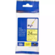 Picture of BROTHER TZE-FX651 FLEXIBLE LABELLING TAPE 24MM BLACK ON YELLOW