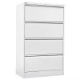 Picture of GO LATERAL FILING CABINET 4 DRAWER HEAVY DUTY 1321 X 900 X 473MM WHITE CHINA