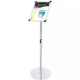 Picture of DEFLECTO FOYER STAND MAGNETIC A4 CLEAR/CHROME