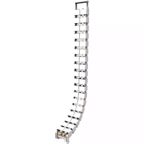Picture of RAPIDLINE TRAX DUAL COMPARTMENT WORKSTATION UMBILICLE WHITE