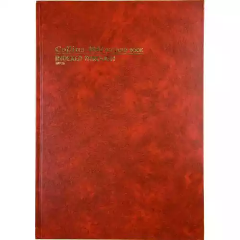 Picture of COLLINS 3880 SERIES ACCOUNT BOOK INDEXED THROUGH 84 LEAF A4 RED