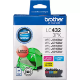 Picture of BROTHER LC432 INK CARTRIDGE VALUE PACK CYAN/MAGENTA/YELLOW