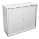 Picture of GO STEEL TAMBOUR DOOR CABINET NO SHELVES 1016 X 900 X 473MM WHITE CHINA