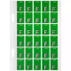 Picture of AVERY 44406 LATERAL FILE LABEL TOP TAB COLOUR CODE F 20 X 30MM LIGHT GREEN PACK 150