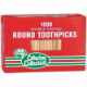 Picture of ALPEN TOOTHPICKS ROUND DOUBLE POINTED PACK 1000