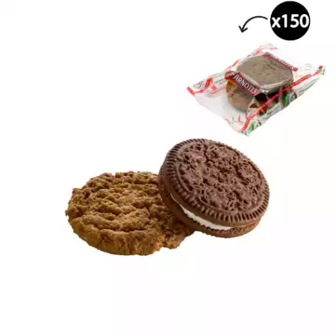 Picture of ARNOTTS BUTTERNUT AND DELTA CREAM BISCUITS PORTION SIZE CARTON 150