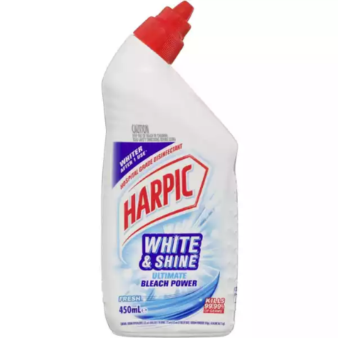 Picture of HARPIC WHITE AND SHINE FRESH BLEACH 450ML