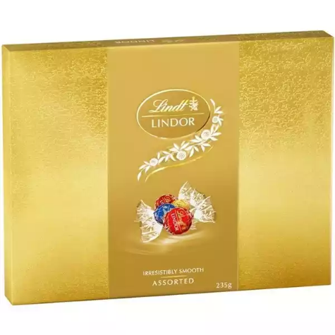 Picture of LINDT LINDOR ASSORTED CHOCOLATE BALL GIFT BOX 150GM