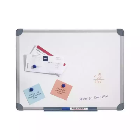 Picture of QUARTET SLIMLINE MAGNETIC WHITEBOARD 900 X 600MM