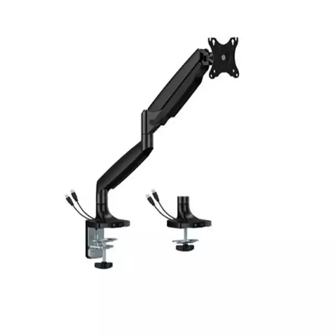 Picture of BRATECK SINGLE SCREEN HEAVY-DUTY GAS SPRING MONITOR ARM FOR 17 TO 45INCHES MONITORS MATTE BLACK