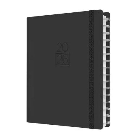 Picture of COLLINS PLAN AND NOTE PRO PNP85.U98 DIARY WEEK TO VIEW A5 CHARCOAL