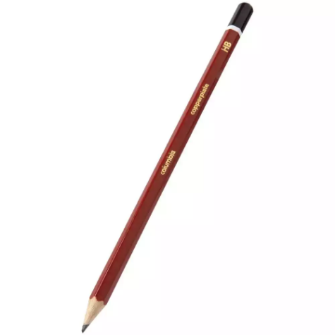 Picture of COLUMBIA COPPERPLATE PENCIL HEXAGON H SINGLE