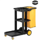 Picture of COMPASS JANITORS CART YELLOW/BLACK