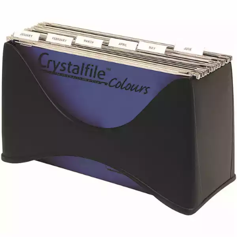 Picture of CRYSTALFILE ENVIRO DESKTOP FILER BLACK