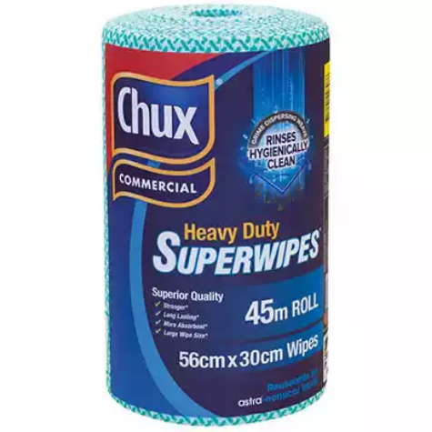 Picture of CHUX HEAVY DUTY CLEANING WIPE PERFORATED ROLL 300MM X 45M