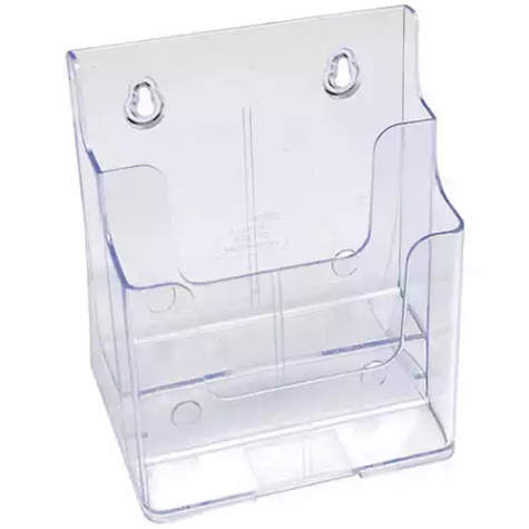 Picture of DEFLECTO BROCHURE HOLDER 2-TIER A5 CLEAR