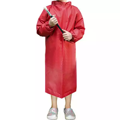 Picture of GNS KIDS ART SMOCK 800MM LONG SLEEVE RED