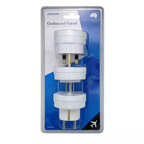 Picture of JACKSON SLIM TRAVEL ADAPTER WHITE