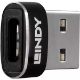 Picture of LINDY 41884 ADAPTER USB-A 2.0 MALE TO USB-C FEMALE BLACK