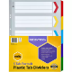 Picture of MARBIG DIVIDER MANILLA 5-TAB A3 ASSORTED
