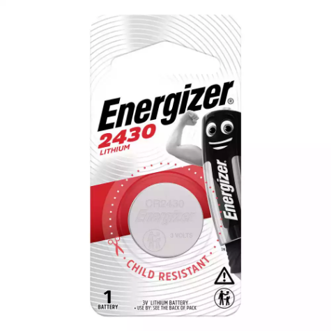 Picture of ENERGIZER CR2430 LITHIUM 3V BATTERY