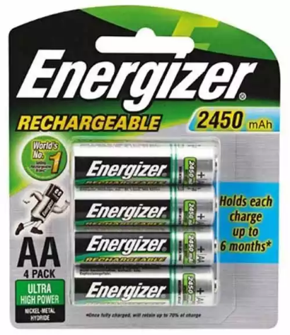 Picture of ENERGIZER RECHARGEABLE BATTERY AA PACK 4