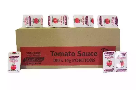 Picture of MASTER FOODS SAUCE TOMATO 14G 100PK
