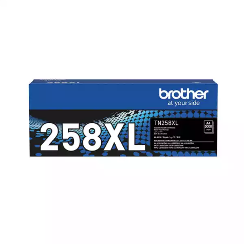 Picture of BROTHER TN258XLBK TONER CARTRIDGE HIGH YIELD BLACK
