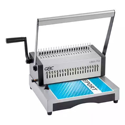Picture of GBC CB25 PRO MANUAL PUNCH AND COMB BINDING MACHINE GREY