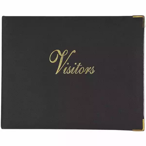 Picture of ZIONS 72 VISITORS BOOK BLACK