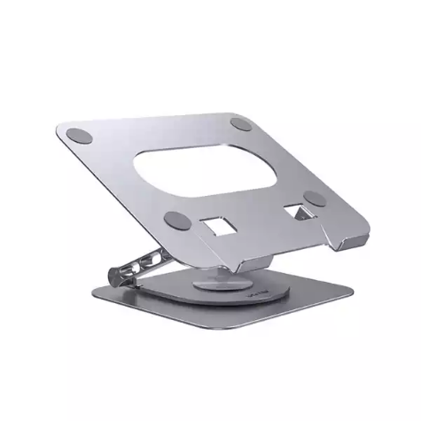 Picture of UNITEK ADJUSTABLE LAPTOP STAND WITH 360 ROTATING BASE SILVER