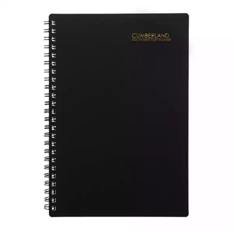 Picture of CUMBERLAND 57SDBK STUDENT DIARY WEEK TO VIEW A5 PP BLACK