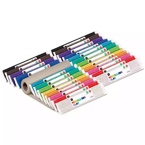 Picture of EDUCATIONAL COLOURS MODELLING CLAY 500G SCHOOL KIT PACK 25