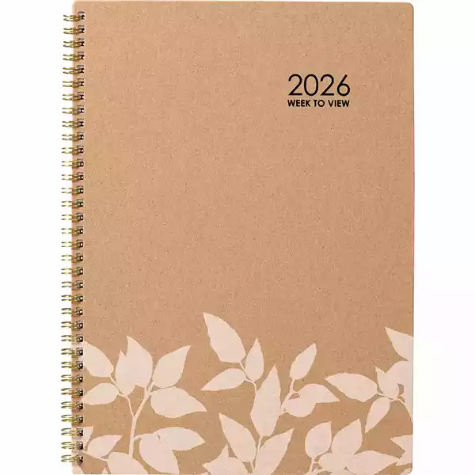 Picture of ECOWISE 47SECB DIARY WEEK TO VIEW WIRO  BOUND A4