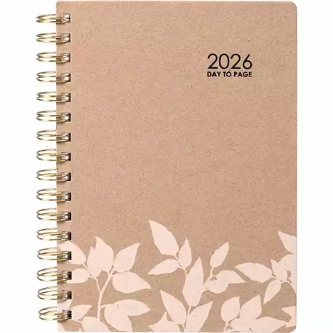 Picture of ECOWISE 51SECB DIARY DAY TO PAGE WIRO BOUND A5