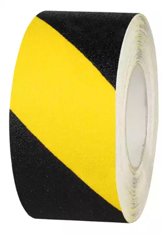 Picture of HUSKY ANTI-SLIP TREAD TAPE 450 75MM X 18M BLACK/YELLOW