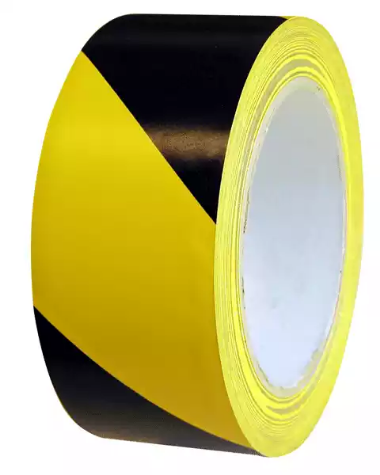 Picture of HUSKY LANE MARKING TAPE 557 24MMX 33M BLACK/YELLOW
