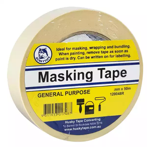 Picture of HUSKY MASKING TAPE 1220 GENERAL PURPOSE 24MM X 50M