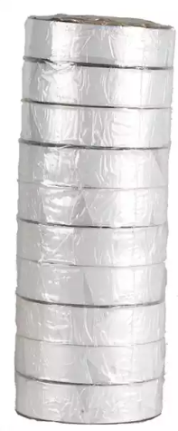 Picture of HUSKY PVC INSULATION TAPE 440 18MM X 20M WHITE PACK 10