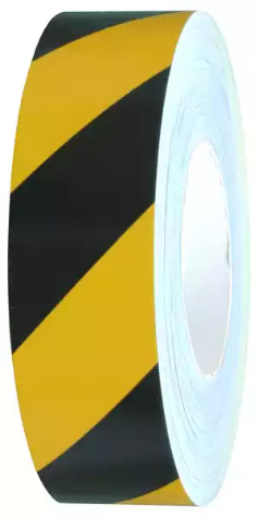 Picture of HUSKY REFLECTIVE TAPE CLASS 2 5007 48MM X 45M BLACK/YELLOW LEFT STRIPE