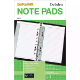 Picture of DEBDEN DAYPLANNER DK1011 DESK EDITION REFILL NOTEPAD 216 X 140MM WHITE PACK 2