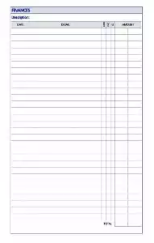 Picture of DEBDEN DAYPLANNER PR2003 PERSONAL EDITION REFILL FINANCES PERSONAL SIZE