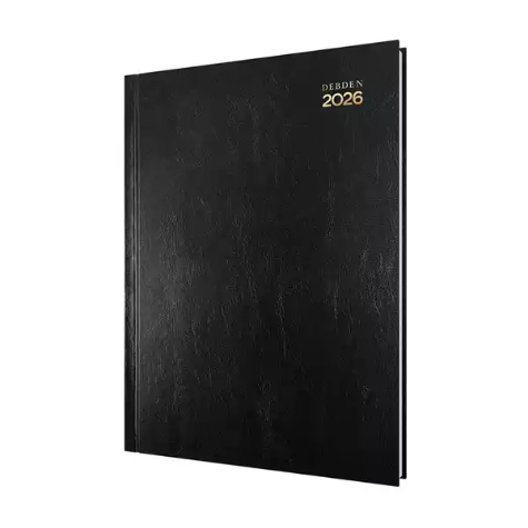 Picture of DEBDEN KYOTO 3001.P99 DAY TO PAGE A4 BLACK