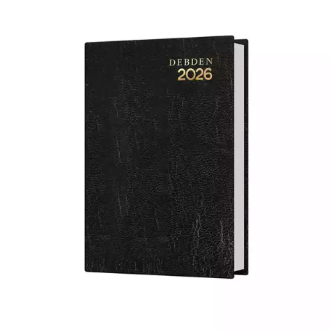 Picture of DEBDEN KYOTO 3133.P99 DAY TO A PAGE A7 BLACK