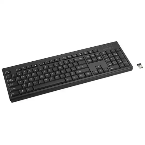 Picture of KENSINGTON KB270 EQ RECHARGEABLE AI WIRELESS KEYBOARD FULL SIZE BLACK